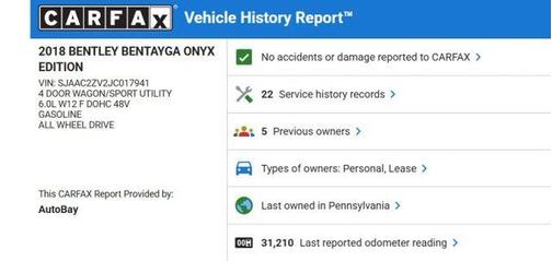 2018 Bentley Bentayga 