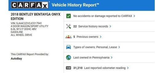 2018 Bentley Bentayga 