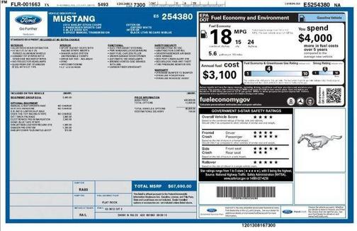 2014 Ford Shelby GT500 Base