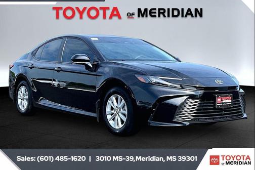 Midnight Black Metallic 2025 Toyota Camry LE