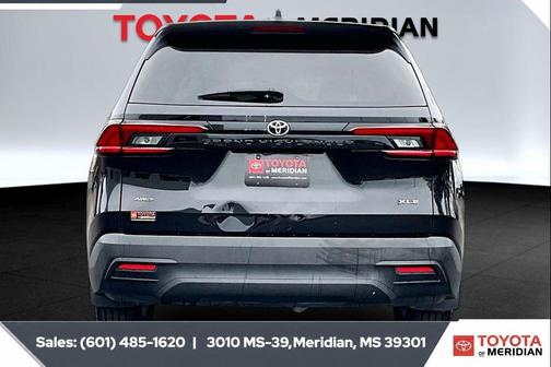 Midnight Black Metallic 2025 Toyota Grand Highlander XLE