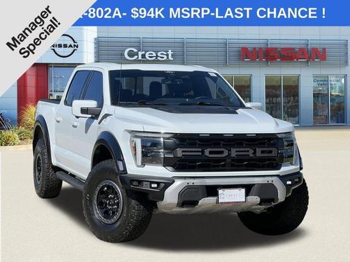 Oxford White 2025 Ford F-150 Raptor