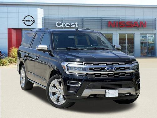 Agate Black Metallic 2024 Ford Expedition Max Platinum