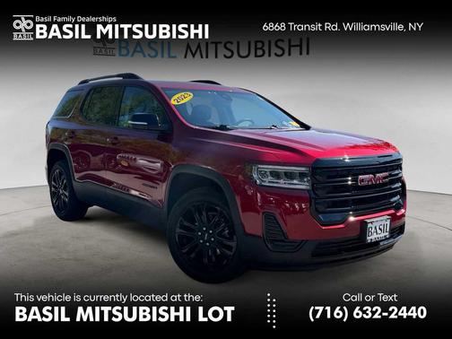 Volcanic Red Tintcoat 2023 GMC Acadia AWD SLE