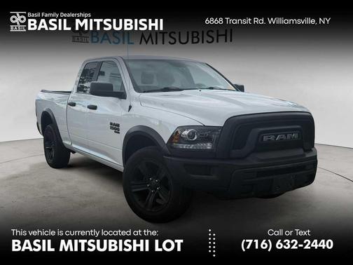 Bright White Clearcoat 2022 RAM 1500 Classic Warlock Quad Cab 4x4 6'4' Box