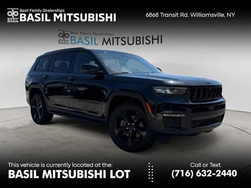 Diamond Black Crystal Pearl 2024 Jeep Grand Cherokee L Limited