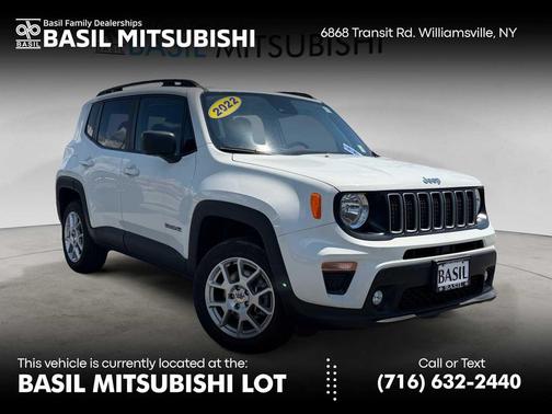 Alpine White Clearcoat 2022 Jeep Renegade Latitude