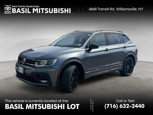 Platinum Gray Metallic 2021 Volkswagen Tiguan 2.0T SE R-Line Black 4MOTION