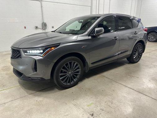 Liquid Carbon Metallic 2023 Acura RDX A-Spec Advance Package