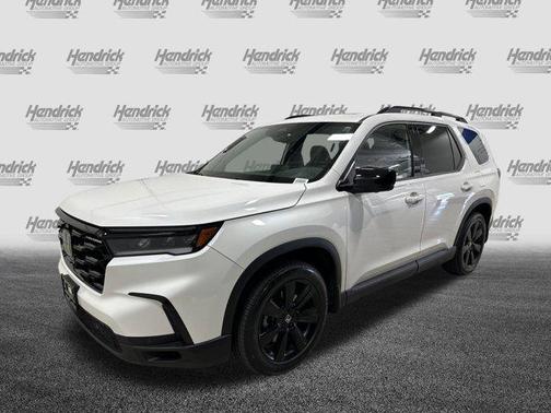 Platinum White Pearl 2025 Honda Pilot Black Edition