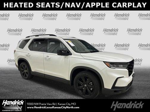 Platinum White Pearl 2025 Honda Pilot Black Edition