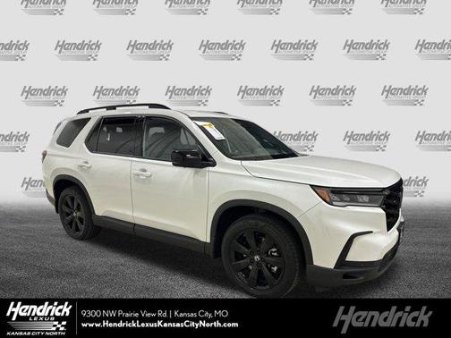 Platinum White Pearl 2025 Honda Pilot Black Edition