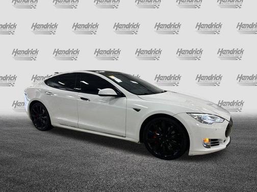 White 2014 Tesla Model S 85