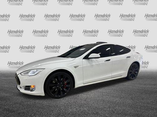 White 2014 Tesla Model S 85