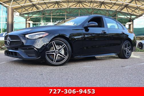 Black 2023 Mercedes-Benz C-Class C 300