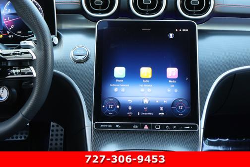 Black 2025 Mercedes-Benz AMG C 43 4MATIC