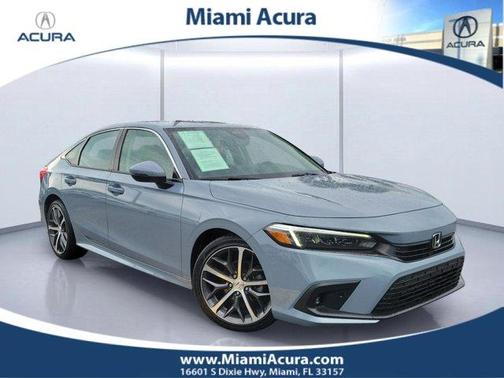 Morning Mist Metallic 2023 Honda Civic Touring