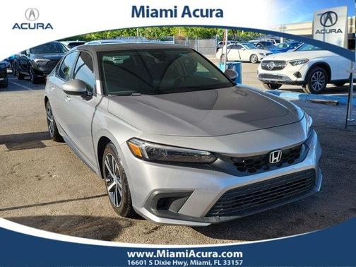 Gray 2023 Honda Civic LX