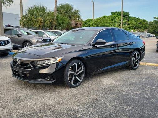 Crystal Black Pearl 2021 Honda Accord Sport 1.5T