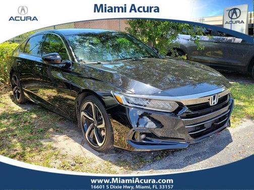 Crystal Black Pearl 2021 Honda Accord Sport 1.5T