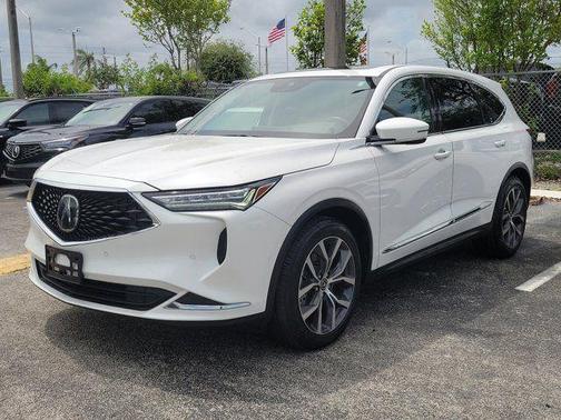 White 2023 Acura MDX Technology