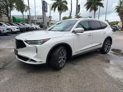 White 2023 Acura MDX Technology