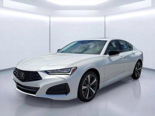 Platinum White Pearl 2024 Acura TLX Technology