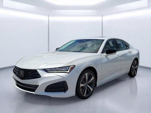 Platinum White Pearl 2024 Acura TLX Technology