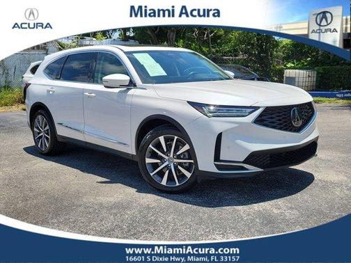 White 2025 Acura MDX Technology Package