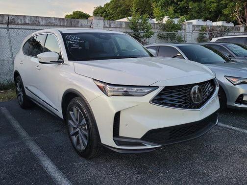 White 2025 Acura MDX Technology Package