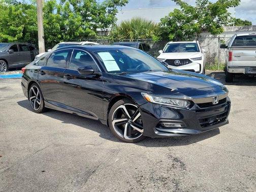 Black 2018 Honda Accord Sport