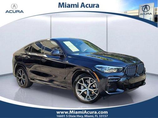 Carbon Black Metallic 2022 BMW X6 xDrive40i