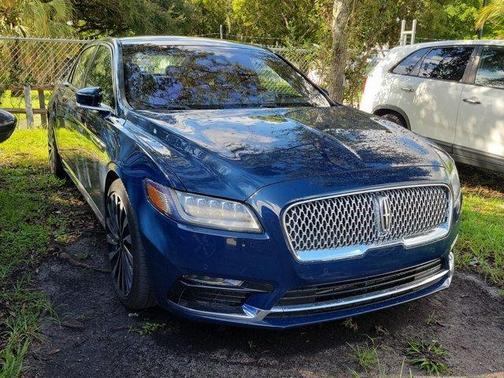 Blue 2017 Lincoln Continental Black Label
