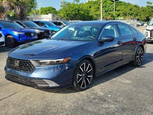 Blue 2023 Honda Accord Hybrid Touring