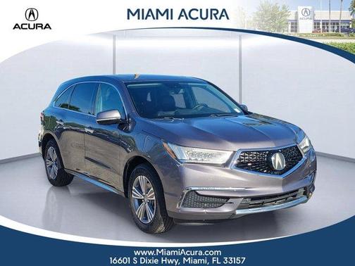 Gray 2020 Acura MDX 3.5L