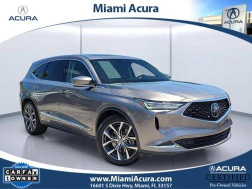 Liquid Carbon Metallic 2024 Acura MDX Technology