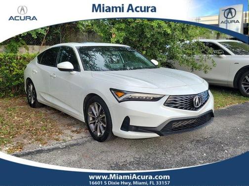 White 2023 Acura Integra Base