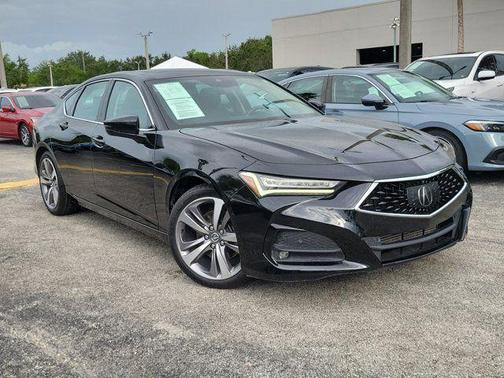 Majestic Black Pearl 2021 Acura TLX Advance