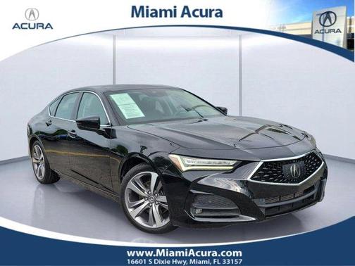 Majestic Black Pearl 2021 Acura TLX Advance