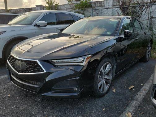 Majestic Black Pearl 2021 Acura TLX Advance