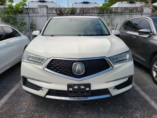 White 2019 Acura MDX 3.5L