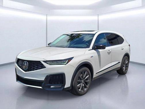 Platinum White 2025 Acura MDX A-Spec