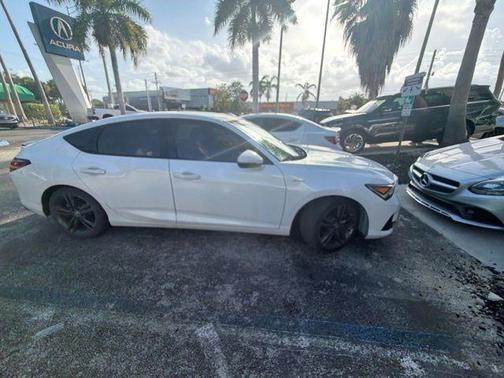 Platinum White Pearl 2024 Acura Integra A-Spec Technology