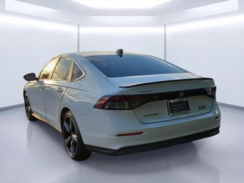 White 2023 Honda Accord Hybrid Sport