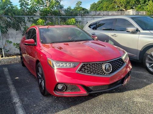San Marino Red 2018 Acura TLX V6 A-Spec