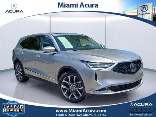 Liquid Carbon Metallic 2023 Acura MDX Technology