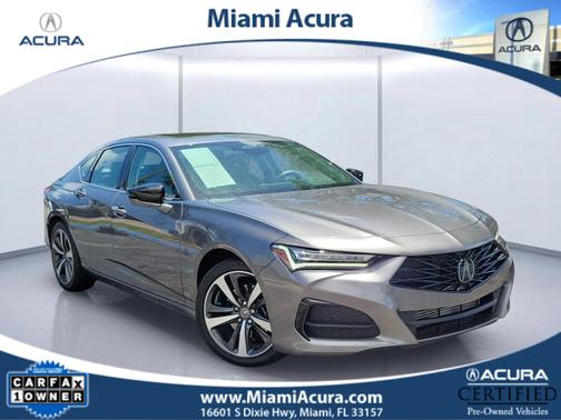 Liquid Carbon Metallic 2025 Acura TLX