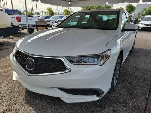 Platinum White Pearl 2020 Acura TLX Technology