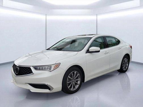 Platinum White Pearl 2020 Acura TLX Technology