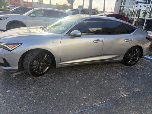 Lunar Silver Metallic 2024 Acura Integra A-Spec Technology